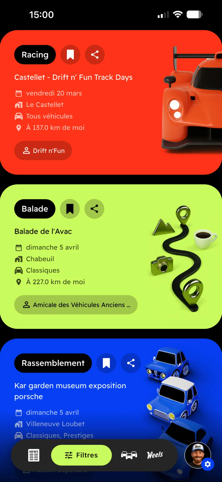 Capture 2 — Événements